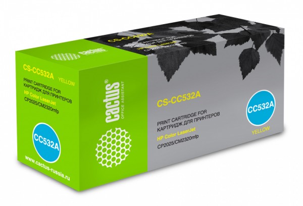  CACTUS CS-CC532A CC532A  2800  HP Color LaserJet CP2025 CM2320