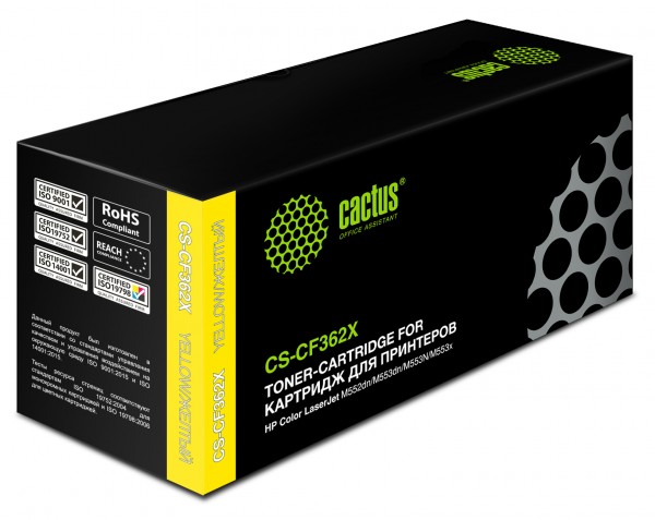  Cactus CS-CF362X CF362X  9500  HP CLJ M552dn M553dn