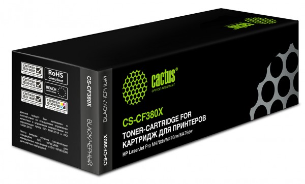  Cactus CS-CF380X CF380X  4400  HP LJ Pro M476dn M476nw M476dw