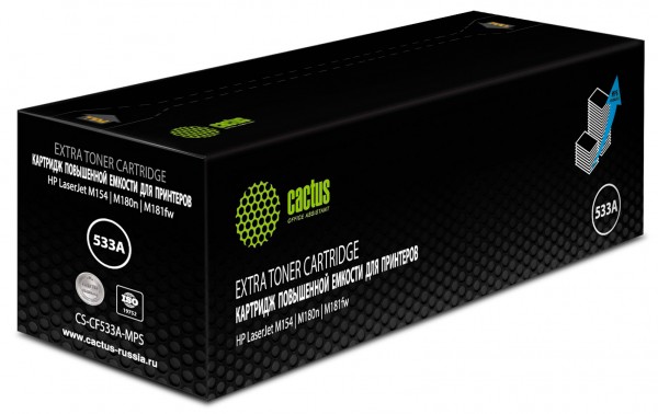  Cactus CS-CF533A-MPS CF533X  2700  HP CLJ Pro M154a M154nw MFP M180n M180nw M181fw