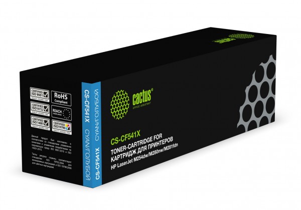  Cactus CS-CF541X CF541X  2500  HP LJ M254dw M280nw M281fdn