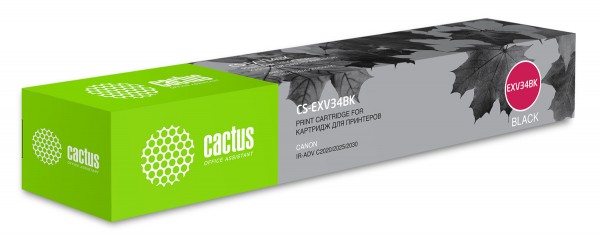  Cactus CS-EXV34BK C-EXV34 BK  23000  Canon IR Advance C2030L C2030i C2020L C2020i C2025i