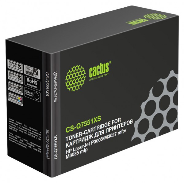  CACTUS CS-Q7551XS Q7551X  13000  HP LJ P3005 M3027 M3035