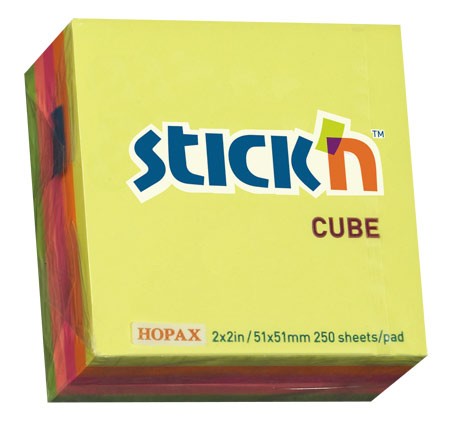 C   STICK'N CUBE 51*51 250, 5  HOPAX 21203