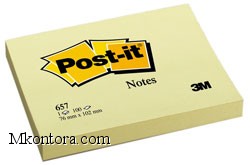    POST-IT 657 76*102 100  3M FT-5000-7284-6