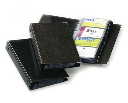 Визитница VISIFIX на 200 карт черная Durable 2383-01