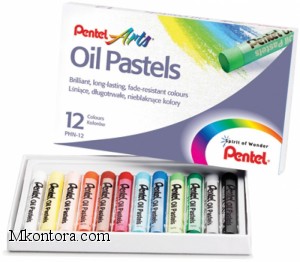   12 Oil Pastels Pentel PHN4-12