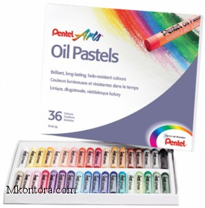 Пастель масляная 36цв Oil Pastels Pentel PHN4-36