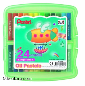   24  Oil Pastels    Pentel GHTP24