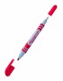 Маркер перманентный PEN TWIN TIP красный для CD_DVD Pentel N65W-B