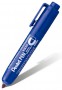 Маркер перманентный Pentel Pen автоматический синий NX50