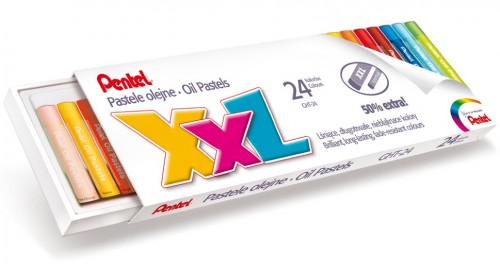   XXL 24 Oil Pastels Pentel GHT-24