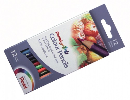   Colour pencils 12  Pentel CB8-12