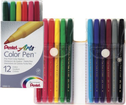  Color Pen 12  Pentel S360-12
