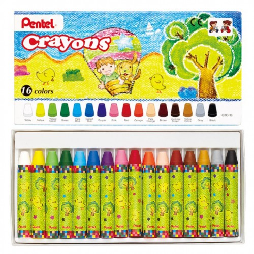   Crayons   16 Pentel GTC-16