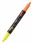 Текстовыделитель TWIN CHECKER желтый-оранжевый Pentel SLW8-GF