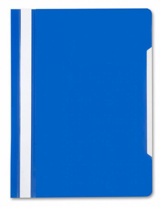 Папка-скоросшиватель А4 с прозр.верхним листом ассорти Бюрократ PS20