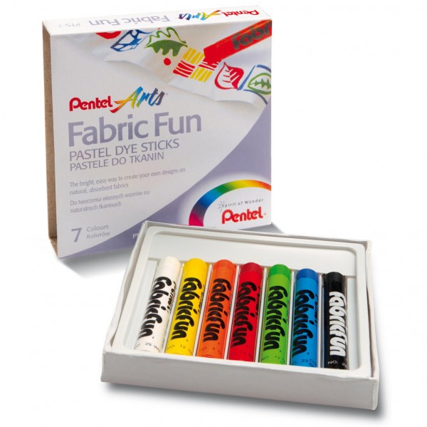    FabricFun Pastels 7  Pentel PTS-7